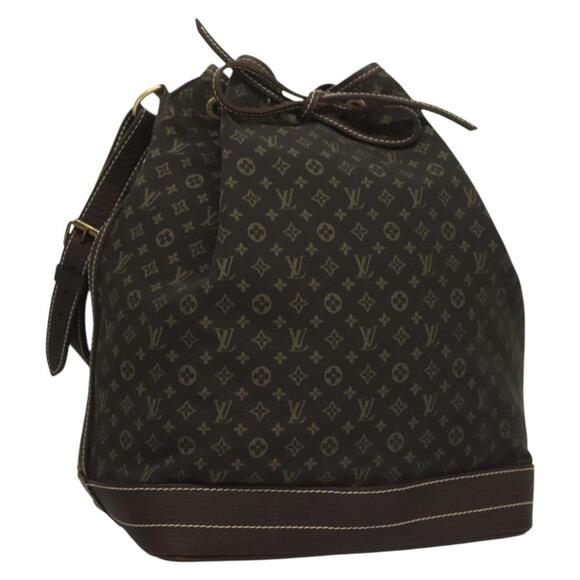 LOUIS VUITTON Monogram Mini Lin Noe Shoulder Bag Ebene M95229 - Picture 1 of 16